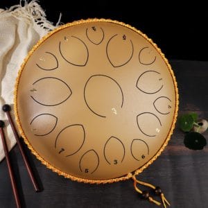 14 Inch Gold, 15 Tones, Tongue Drum