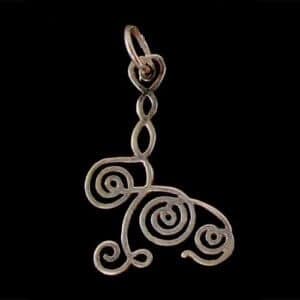 BioSignature Subtle Energy Necklace in sterling silver for tuning and balancing organs