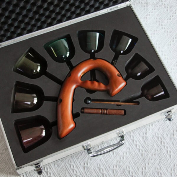 Handheld Crystal Singing Bowls -  Email me at jillimattson @ yahoo.com for a quote due to the tariffs? - Image 4